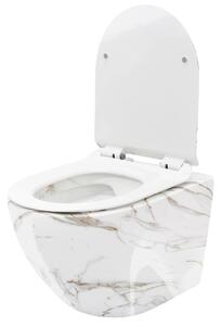 Rea - Závěsná WC mísa Carlos Slim Lava Shiny - mramor