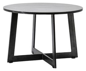 By-Boo Černý mramorový konferenční stolek Major 60 cm