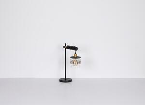 GLOBO Stolní moderní lampa COMMA, 2xE27, 40W, černá, mosazná 15533T
