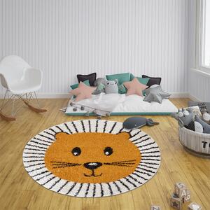 Zala Living - Hanse Home koberce Dětský kusový koberec Vini 105145 Mustard Black kruh - 160x160 (průměr) kruh cm