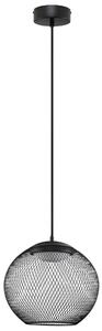Černé závěsné LED světlo Nova Luce Kinetic 30 cm