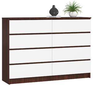 Komoda Keanu III (wenge + bílá). Akce -9%