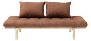 KARUP DESIGN Pohovka Pace Daybed Clear lacquered/Clay brown 77 × 200 × 75 cm
