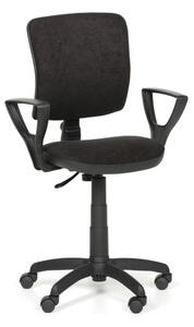 Kancelářská židle MILANO II s područkami, černá