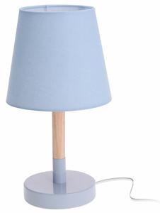 DekorStyle Stolní lampa s modrým stínidlem 30,5 cm