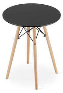 Černý jídelní stůl OSLO 60x60