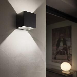 Ideal Lux Venkovní nástěnné LED svítidlo RUBIK Barva: Šedá, Teplota světla: 3000K - teplá bílá