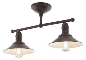 Eglo 49824 - Lustr na tyči STOCKBURY 2xE27/60W