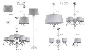 Jupiter 1609 - EG P CH - Stojací lampa EGIDA 3xE27/60W