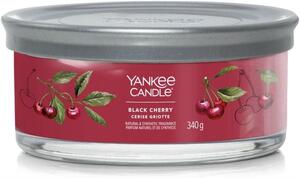 Yankee Candle vonná svíčka Signature Tumbler 5 knotů Black Cherry 340g