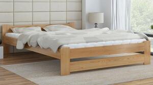 Dřevěná postel Niwa 120x200 + rošt ZDARMA (Barva dřeva: Borovice)