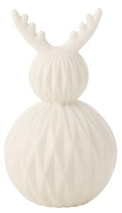 Bílá porcelánová lampa jelen Deer Led - Ø 13*23 cm - J-Line by Jolipa