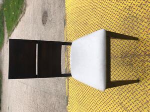 Drewmax Jídelní židle kt173 masiv buk - moření OŘECH látka 10