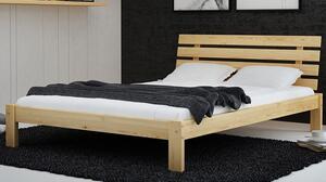Dřevěná postel Zbyněk 140x200 + rošt ZDARMA - OLD - borovice