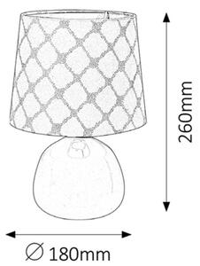Rabalux 4379 - Stolní lampa ELLIE E14/40W bílá