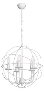 Lustr GLOBE 5 5xE14/60W bílá
