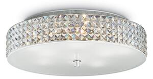 ROMA PL9 stropní přisazené svítidlo 9x G9 LED 3W 370lm 3000K 50cm IP20, chromové