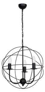 Lustr GLOBE 3 3xE14/60W černá