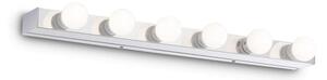 Ideal Lux - Nástěnné svítidlo PRIVE 6xE14/40W/230V lesklý chrom