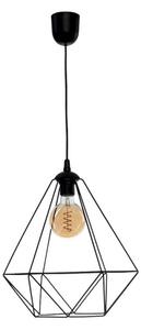 Závěsné svítidlo BASKET 1xE27/60W/230V černá