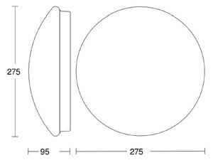 STEINEL 035105 - LED Koupelnové svítidlo se senzorem RS 16 LED/9,5W/230V IP44