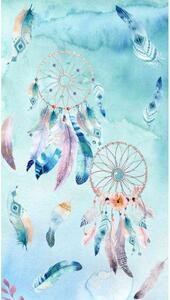 Plážová osuška s motivem kouzelných lapačů snů 100 x 180 cm
