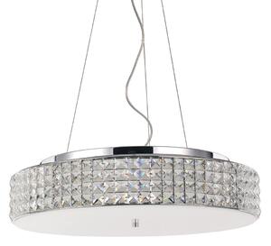 ROMA SP9 stropní závěsné svítidlo 9x G9 LED 3W 370lm 3000K 50cm IP20, chromové