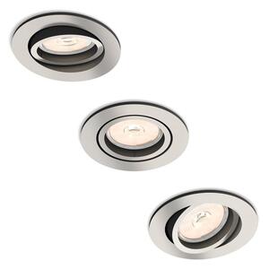 Philips 50393/17/PN - SADA 3x Podhledové svítidlo DONEGAL 1xGU10/5,5W/230V