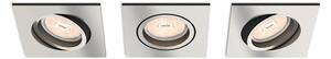 Philips 50403/17/PN - SADA 3x Podhledové svítidlo DONEGAL 1xGU10/5,5W/230V
