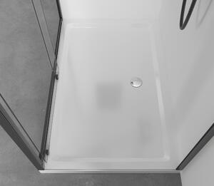 Cerano Soto, obdélníková akrytálová sprchová vanička 90x80x5 cm, bílá, CER-CER-425551