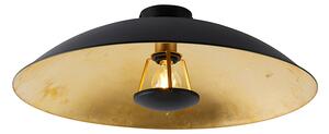 Vintage stropní svítidlo černé se zlatem 60 cm - Emilienne Novo