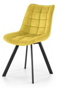HALMAR Designová židle Mirah hořčicová