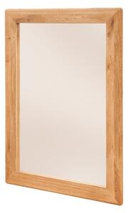 Zrcadlo malé, dub, barva přírodní dub, kolekce Gialo, rozměr 100 x 70 cm