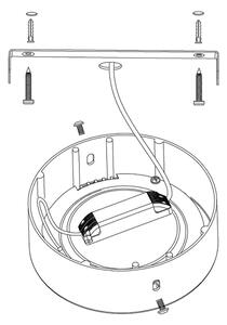 Eglo 78201 - LED Stropní svítidlo FUEVA LED/16,5W/230V