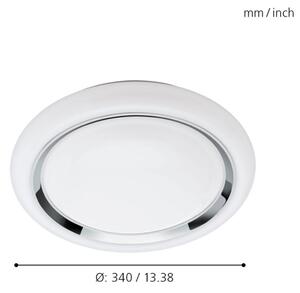 Eglo 96686 - LED RGBW Stmívatelné stropní svítidlo CAPASSO-C LED/17W/230V
