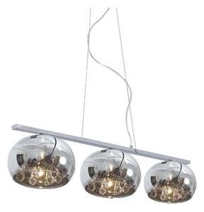 SPHERA závěsné svítidlo 3x G9 33W bez zdroje 102cm IP20, chromové