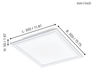 Eglo 96662 - LED RGBW Stmívatelné svítidlo SALOBRENA-C LED/16W + DO