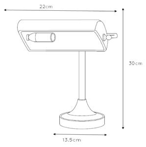 Lucide 17504/01/03 - Stolní lampa BANKER 1xE14/40W/230V