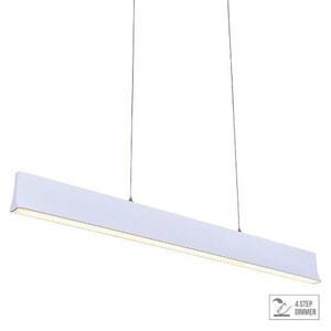 OBLO závěsné svítidlo LED 30W 1800lm 4000K krokově stmívatelné 92cm IP20, matně bílé