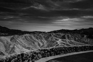 Fototapeta černobílý Národní park Death Valley