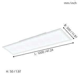 Eglo 96664 - LED RGBW Stmívatelné svítidlo SALOBRENA-C LED/31W + DO