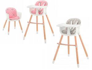 Vulpi Dětská židle na krmení Baby Tiger 2v1 Barva: šedá