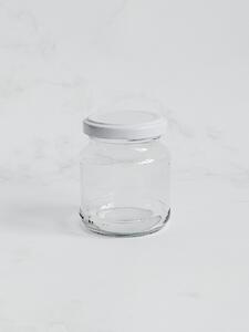 Kořenka skleněná LUPA 150 ml s bílým víčkem