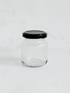 Kořenka skleněná LUPA 150 ml s černým víčkem