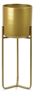 DekorStyle Květinový stojan Swen 55 cm zlatý