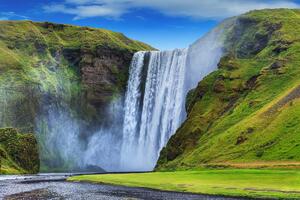 Fototapeta ikonický vodopád na Islandu