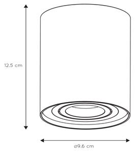 Lucide 22952/01/31 - Bodové svítidlo TUBE 1xGU10/50W/230V bílá