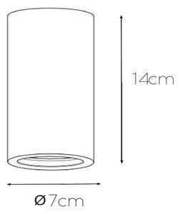 Lucide 35100/14/31 - Stropní svítidlo GIPSY 1xGU10/35W/230V