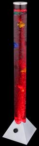 GLOBO Stojací LED lampa MENDOZA s funkcí RGB, 0,06W, čirá 9016