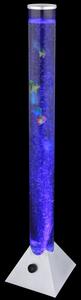 GLOBO Stojací LED lampa MENDOZA s funkcí RGB, 0,06W, čirá 9016